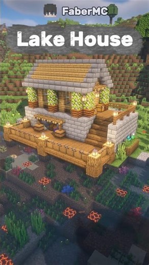 Minecraft Tutorial | Lake House | #fabermc