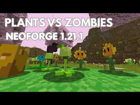 Plants vs Zombies in Minecraft 1.21.1?! (NeoForge Mod Showcase)