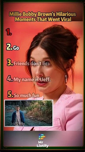 Millie Bobby Brown's Hilarious Moments!!! #milliebobbybrown #funnymoments