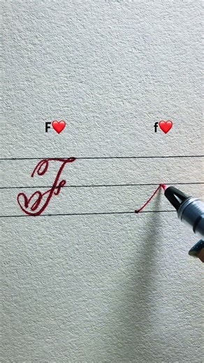 How to Create a Heart Font in Calligraphy