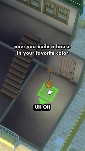 pov: you build a yellow house in The Sims 4