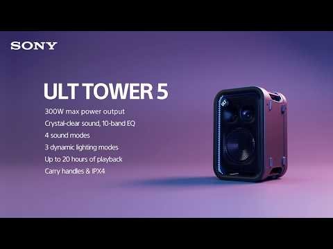 FIRST LOOK | Sony ULT TOWER 5 Wireless Bluetooth Party Speaker