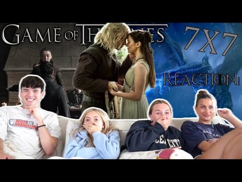 CRAZIEST EPISODE EVER! GAME OF THRONES SEASON 7 EPISODE 7 'THE DRAGON AND THE WOLF' GROUP REACTION
