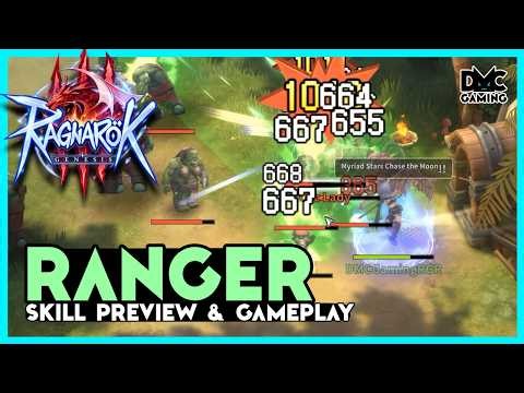 Ragnarok Online 3 - Archer, Hunter, Sniper & Ranger Skill Preview and Gameplay | CBT
