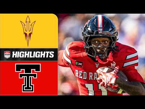 Arizona State Sun Devils vs. Texas Tech Red Raiders | Highlights | ESPN College Football
