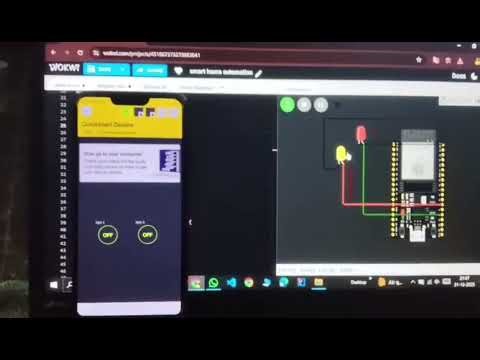Smart Home Automation with ESP32 & Blynk 2.0 (No Hardware Needed! 🚀|Iot |simulation|mini project.