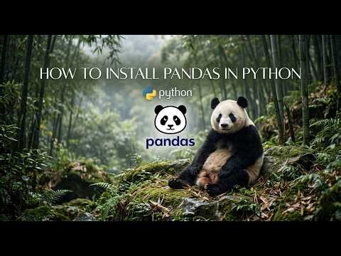 Install Pandas in Python Easily | Beginner Tutorial | 2026 #python #pandas