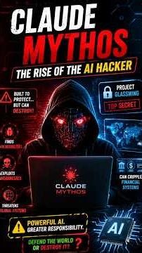 World’s Most Dangerous AI Hacker? 🤖The Rise of the AI Hacker | Claude Mythos🤖 #ai #aivideo #aitools