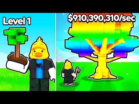 I Spent $943,208 To Grow The TALLEST Tree in Roblox Chop Your Tree!