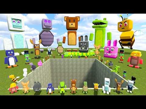ALL SUPER BEAR ADVENTURE CHARACTERS TEAM RAGDOLL CHALLENGE BIG HOLE in Garry's Mod