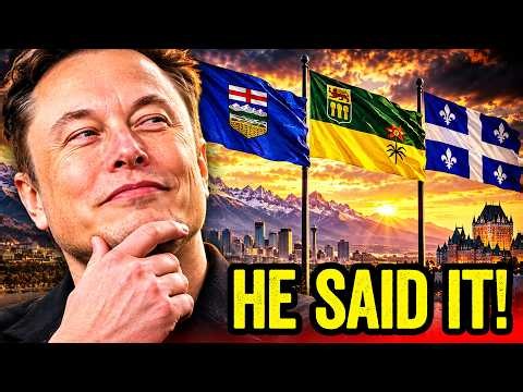 You Won't BELIEVE What Elon Just Said about Alberta and Quebec Independence!!!