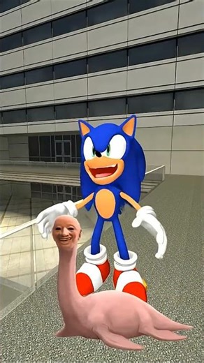 EVOLUTION OF GODZILLA HUNGRY SONIC & AMY & SWIM WORM IN HIGHWAY ! Garry`s Mod !