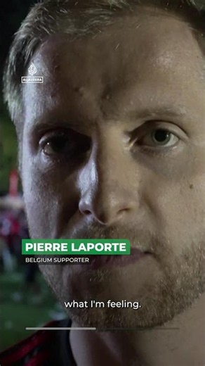 Belgium fans erupt after latest-ever goal seals place in last 16 | AJ Shorts