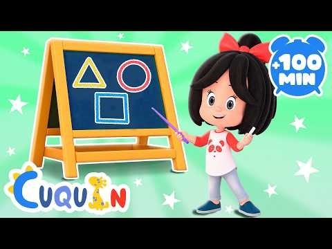 Learn Shapes with Cleo & Cuquin! 🔷 Educational Videos & School Songs