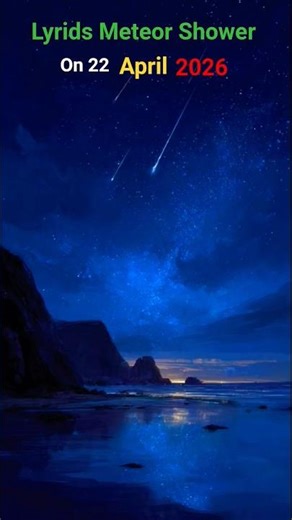 Lyrids Meteor Shower #shortsfeed #space