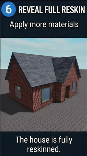 Roblox Studio House Building Tutorial #roblox #robloxstudiotips