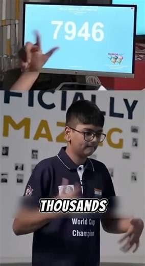 🧠 This Boy's Mental Math Speed Is INSANE! 🤯 World Record Attempt
