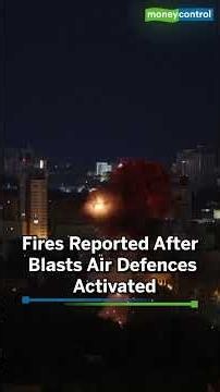 Blasts shake Kyiv in Russian attack, with fires breaking out across the city