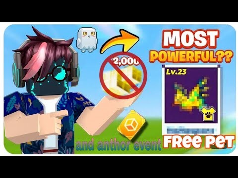 How to get free pet and gcube tickets | in blockman go bedwards and free event 