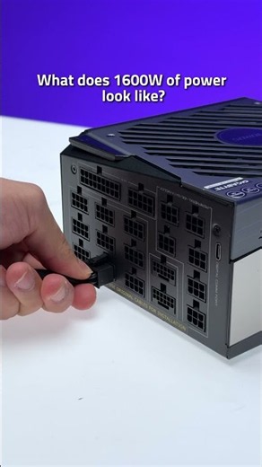 What does 1600W of power look like?🔥AORUS P1600W 80+ Titanium #AITOP