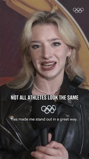 Amber Glenn and a powerful message: "Sports are for everyone" 🙌❤️#LetsMove