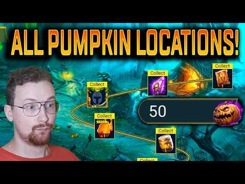 RAID Shadow Legends Pumpkin Hunt - ALL 50 Pumpkin Locations Shown In-Game