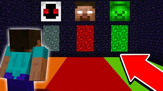 Do not choose the wrong Minecraft portal