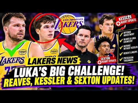 🔥 LUKA DONCIC REVEALS LAKERS PROGRESS! JJ Redick’s Offense Faces a HUGE Test!😱LAKERS INJURY ALERT!