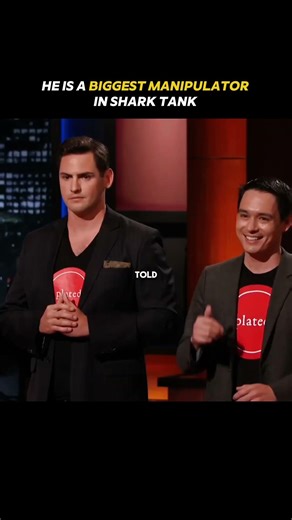 He is a biggest manipulator in shark tank || Shark tank us || #shorts #sharktank