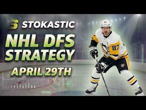 NHL DFS Strategy Wednesday 4/29/26 | DraftKings & FanDuel Daily Fantasy Hockey Picks