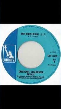 Creedence Clearwater Revival - Bad Moon Rising - UK Liberty Records released 1969