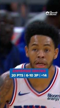 Anfernee Simons pours in 20 off the bench for the Sixers Wednesday against Pacers