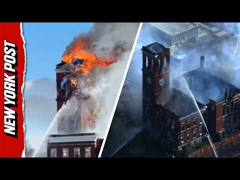 Historic Georgia Courthouse Erupts Into Flames