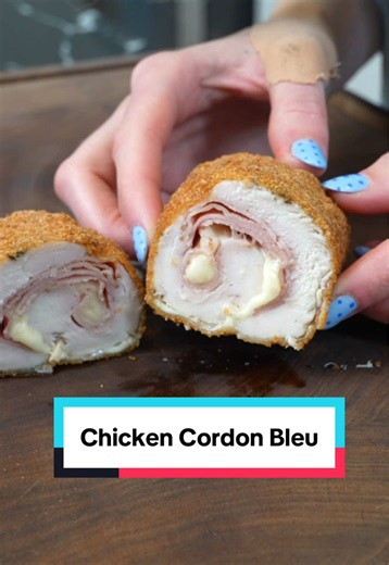 How to make chicken Cordon Bleu 🍗 #chicken #chickencordonbleu #glutenfree