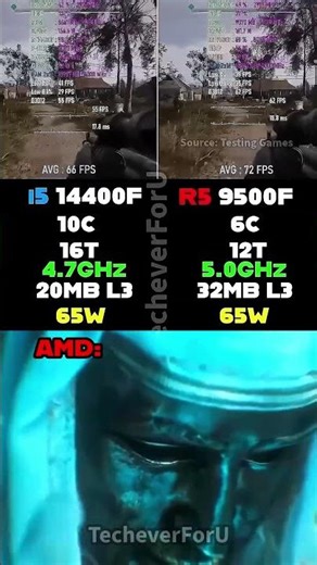 🔥 i5-14400F vs Ryzen-5-9500F ⚔️ CPU Comparison! Which One Wins in Gaming & Performance? 💥