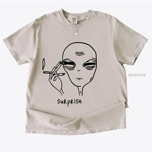 Funny Alien Alien Stage Meme Shirt: Retro UFO Graphic, Relaxed Fit - Etsy