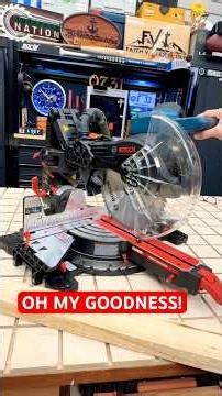 Bosch Blew My Mind with this NEW Miter Saw #tools