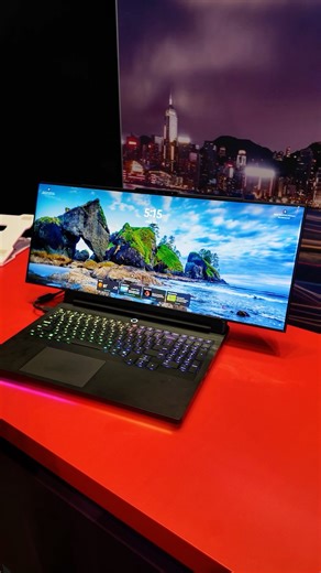 Verge laptop reviewer Antonio G. Di Benedetto is hands-on with the Lenovo Legion Pro Rollable gaming laptop that can extend from 16 inches all the way to 24 inches. #ces2026 #laptop #lenovo | The Verge