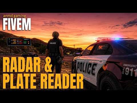 [STANDALONE] - FiveM DSR Radar/Plate Reader Script (Showcase/Easy to use)