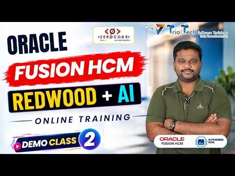 🚀 Oracle Fusion HCM Redwood + AI Online Training | From Non-IT to High-Paying Jobs