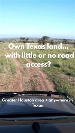 Some land owners discover access issues after they buy.