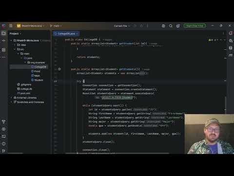 CIS 296 - Java Programming - Fall 2026 - Databases and GUI