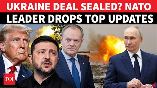 Peace deal near for Ukraine? Poland PM Tusk says US troops, land compromise on table #Polish Prime Minister #DonaldTusk says peace in #Ukraine could be weeks away following talks with #NATO leaders. He claims Washington is now open to offering security guarantees for #Kyiv, potentially including #American troops on the border or contact line. Tusk says #Ukraine may need to compromise on territory, possibly through a referendum. | The Times of India