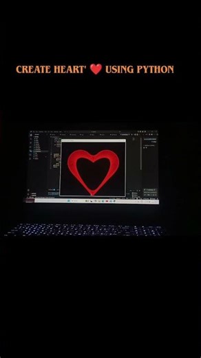 ​create heart ❤️ using Python