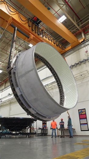 Orion Stage Adapter for Artemis III Lifted, Flipped, and Moved at NASA Marshall