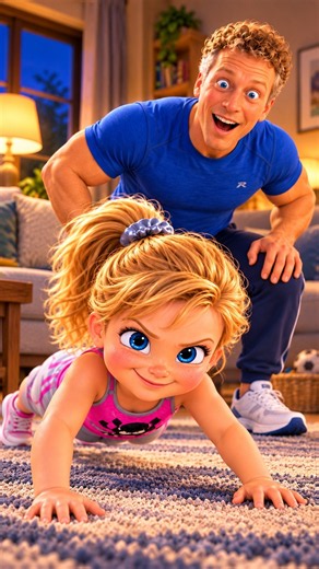 Dad Did Push-Ups… Then PAYTON Tried! Ninja Kidz TV