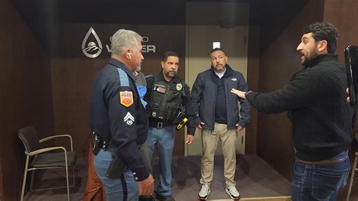 The Public Service Board, which oversees El Paso Water, was having a meeting this morning. Up for discussion: the recent water main break in Northeast El Paso that caused service disruptions for thousands of El Pasoans. At the meeting this morning, a woman was escorted by police officers for causing a disruption. Get the full story on our evening newscasts. | KVIA ABC-7