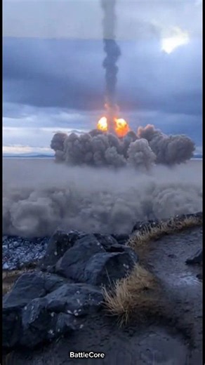 A massive nuclear explosion ignites in a blinding burst of light, releasing an unstoppable wave of energy that transforms everything in its path within seconds. ☢️🔥 The overwhelming shockwave, intense heat, and towering blast cloud demonstrate the devastating power and global impact of advanced war technology. #viralreel #navy #nuclear #atomicpower #militaryforce #globalimpact #wartechnology | BattleCore