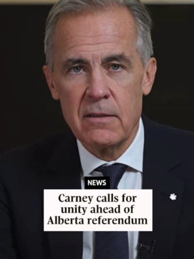 Mark Carney urges united Canada as Alberta referendum nears