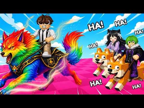 I Pretended To Be A NOOB Then Used OP WOLF In +1 DOG Escape!